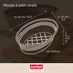 Zenker - Moule À Pain Ovale 26 X 16 Cm Zenker Black Metallic - Noir