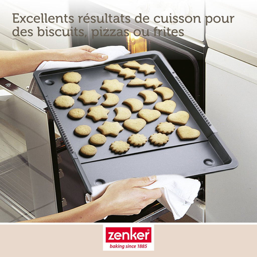 Zenker - Plaque De Cuisson Four Extensible De 37 À 52 Cm Zenker Black Metallic - Noir