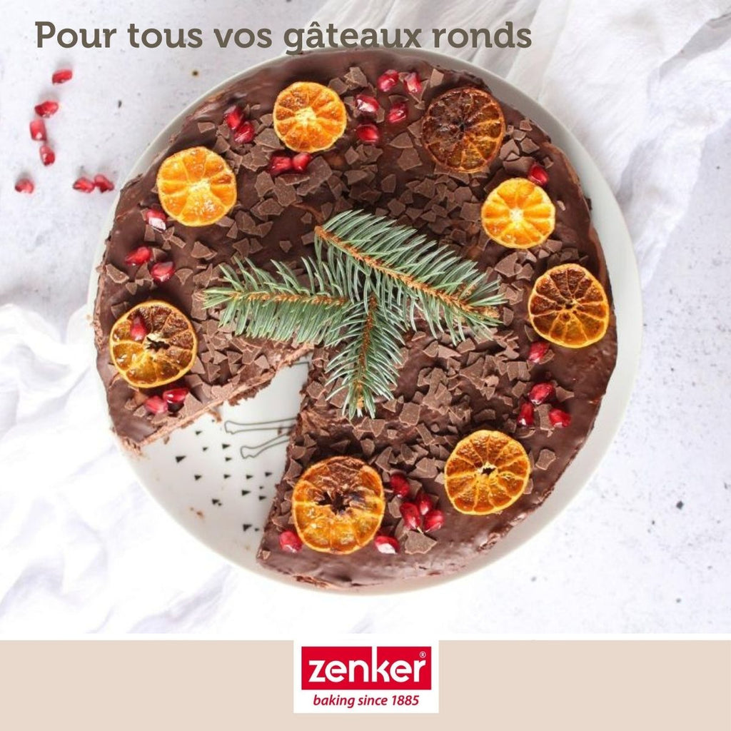 Zenker - Moule À Manqué À Charnière 26,3 Cm Zenker Silver - Gris
