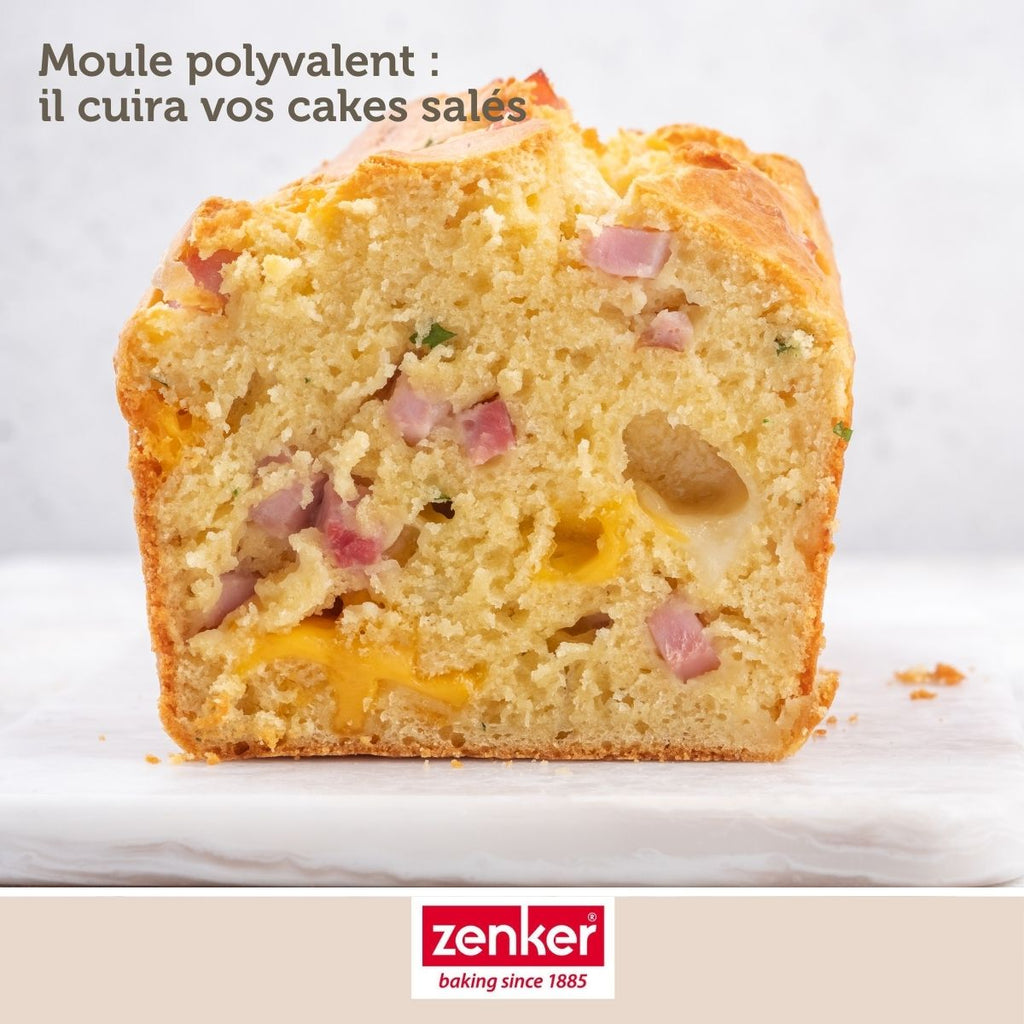 Zenker - Lot De 2 Moules À Cakes 25,5 X 11,2 Cm Zenker Silver - Gris