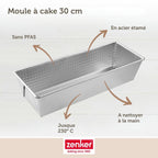 Zenker - Moule À Cake 30 Cm Zenker Silver - Gris