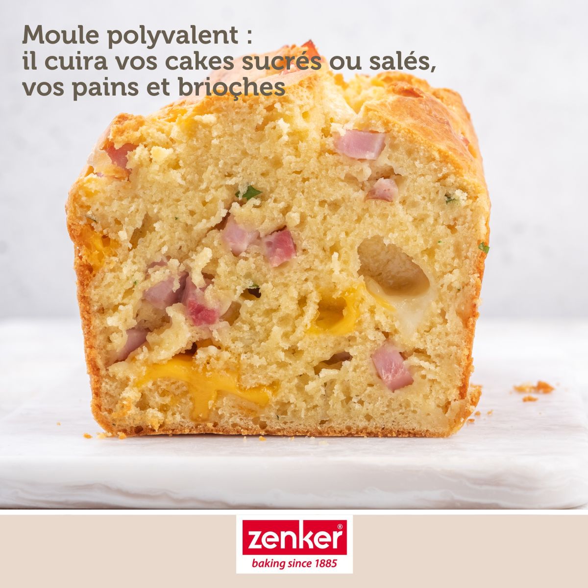 Zenker - Moule À Cake 31,5 Cm Zenker Silicone Fibre De Verre - Noir|Gris