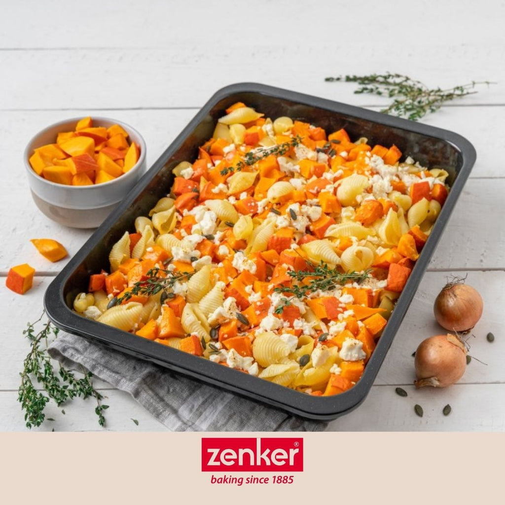 Zenker - Plat À Four Xxl Rectangle 40 X 29 Cm En Acier Émaillé Zenker Spécial Cooking - Noir