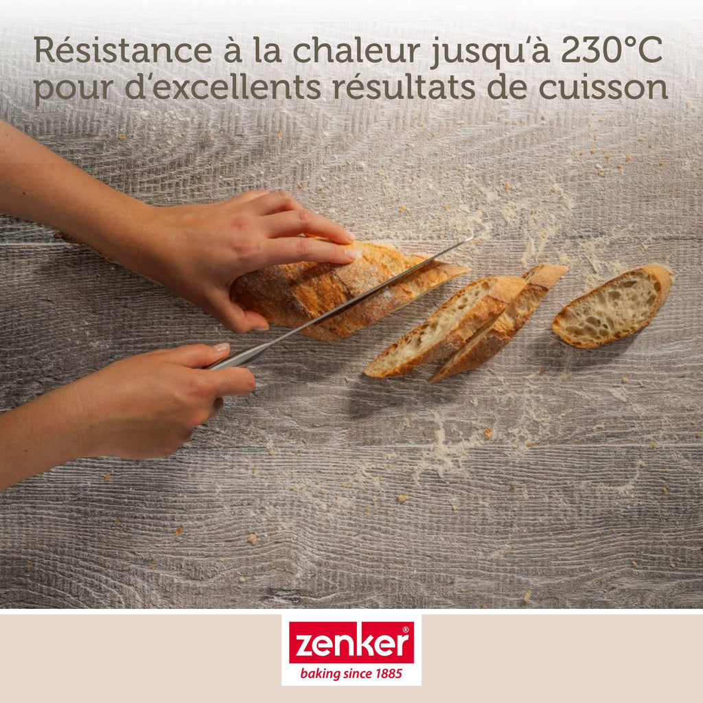 Zenker - Moule À Baguette 3 Empreintes 38 X 27 Cm Zenker Mojave Gold - Or