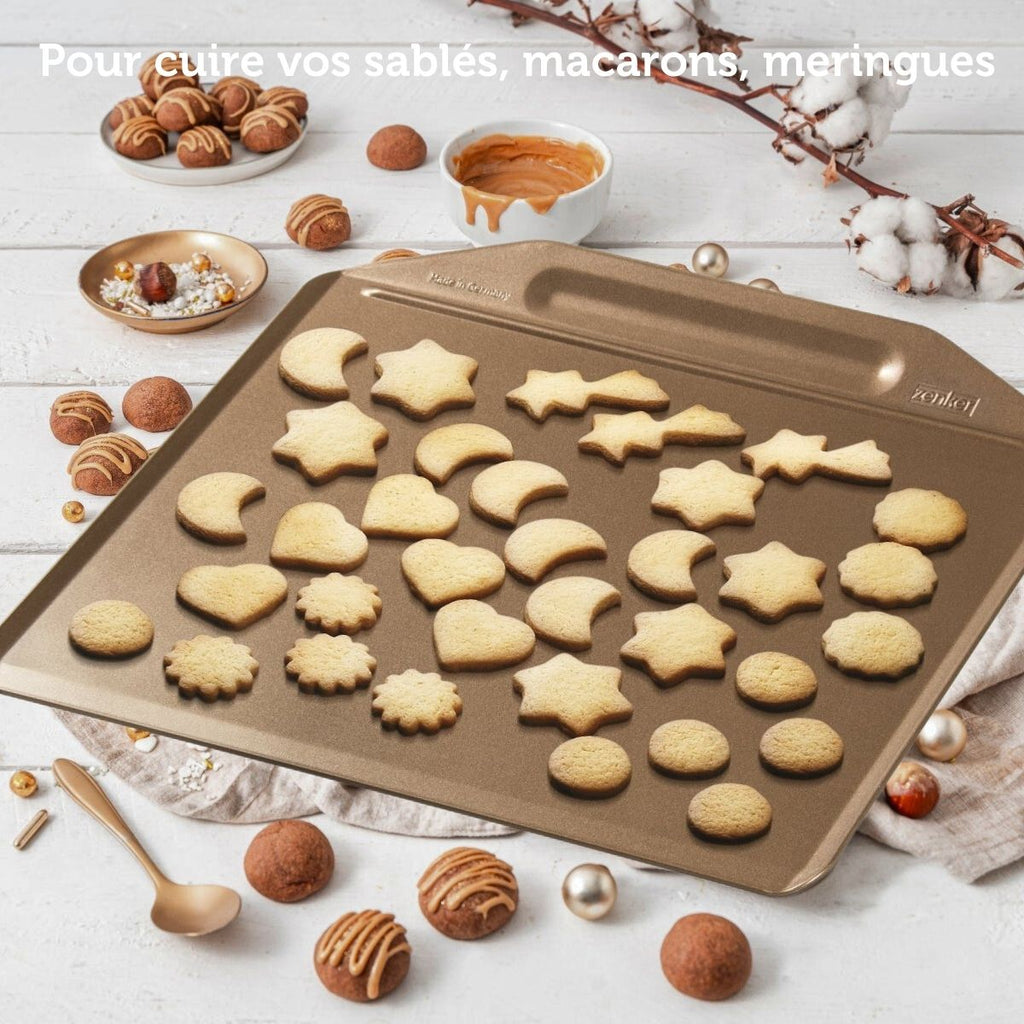 Zenker - Plaque À Pâtisserie Sans Rebords 36 X 33 Cm Zenker Mojave Gold - Or