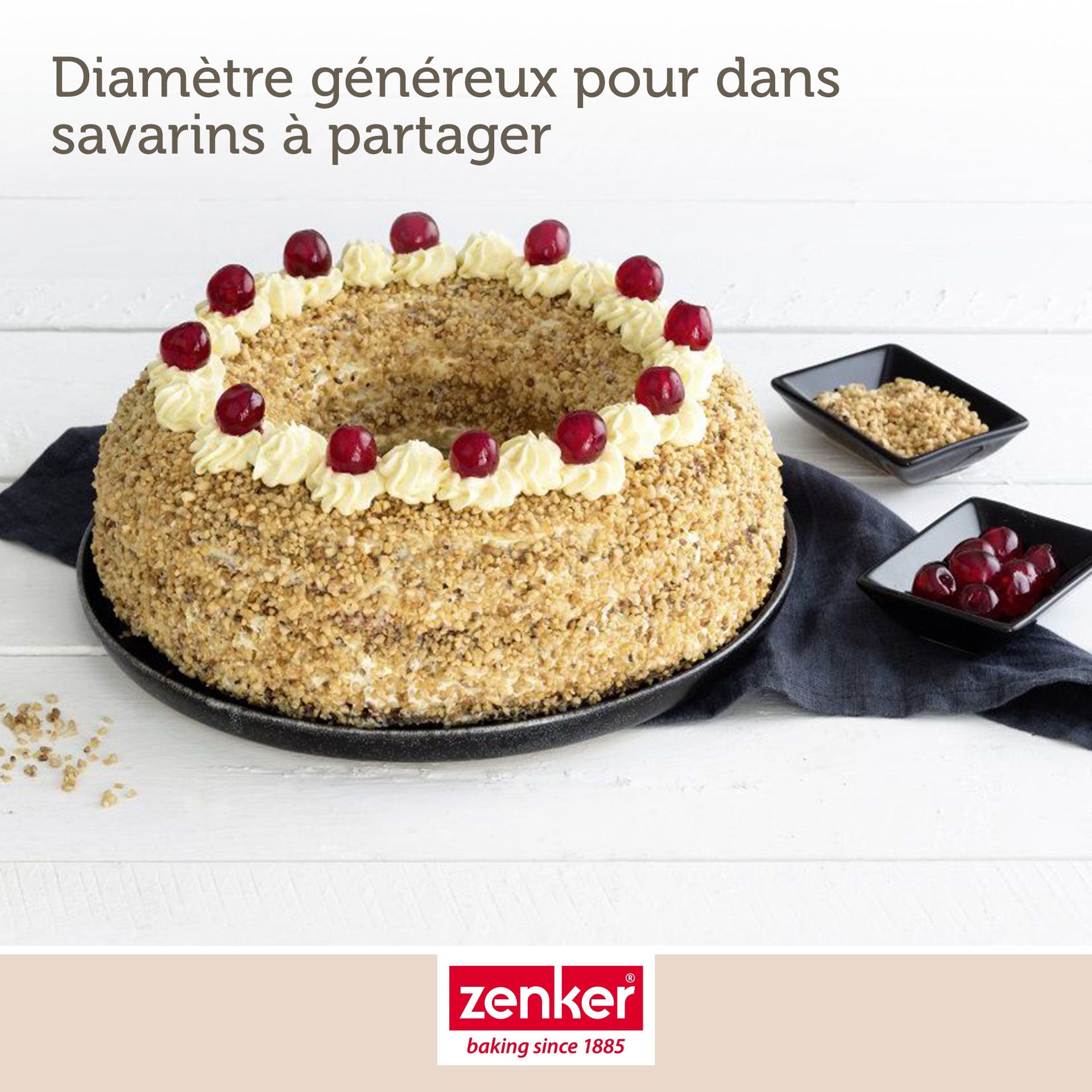 Zenker - Moule À Savarin 28 Cm Zenker Black Metallic - Noir