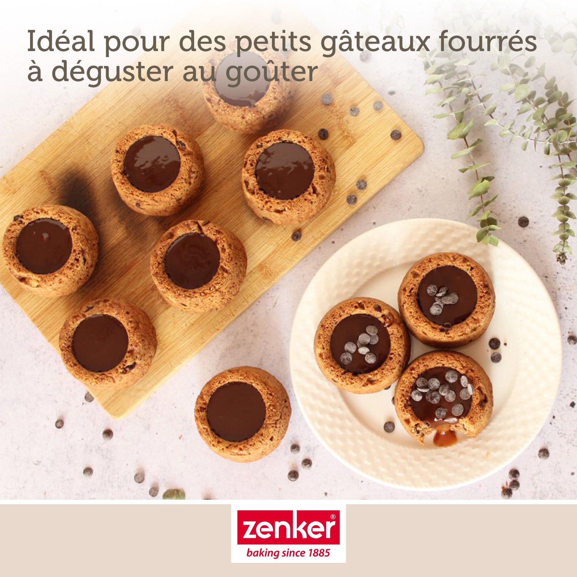Zenker - Moule 12 Babas Au Rhum Zenker Spécial Créative - Noir