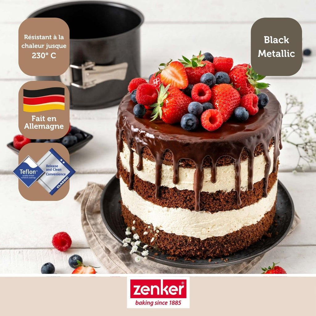 Zenker - Moule À Panettone À Charnière 18 Cm Zenker Black Metallic - Noir