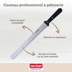 Zenker - Couteau Professionnel Pour Gâteau 30 Cm Zenker Smart Pastry - Noir