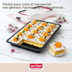 Zenker - Plaque De Cuisson 42 X 29 Cm Avec Couvercle Zenker Special To Go - Noir