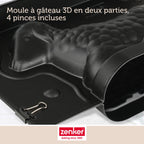 Zenker - Moule Agneau Pascal 3D 700 Ml Pour Pâques Zenker Special Season - Noir