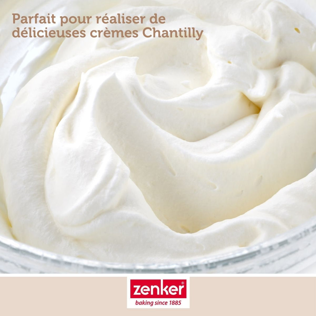 Zenker - Lot De 18 Cartouches De Protoxyde D'Azote Pour Siphon À Chantilly Zenker Smart Pastry - Gris