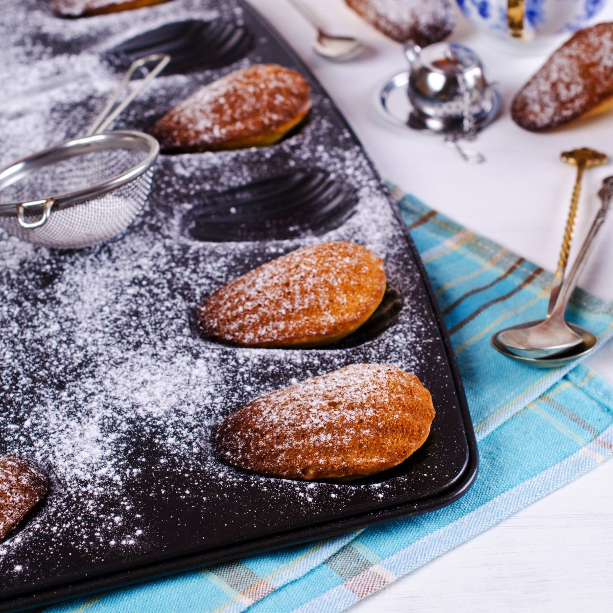 Zenker - Lot De 2 Moules À Madeleines 12 Empreintes Zenker Spécial Countries - Noir