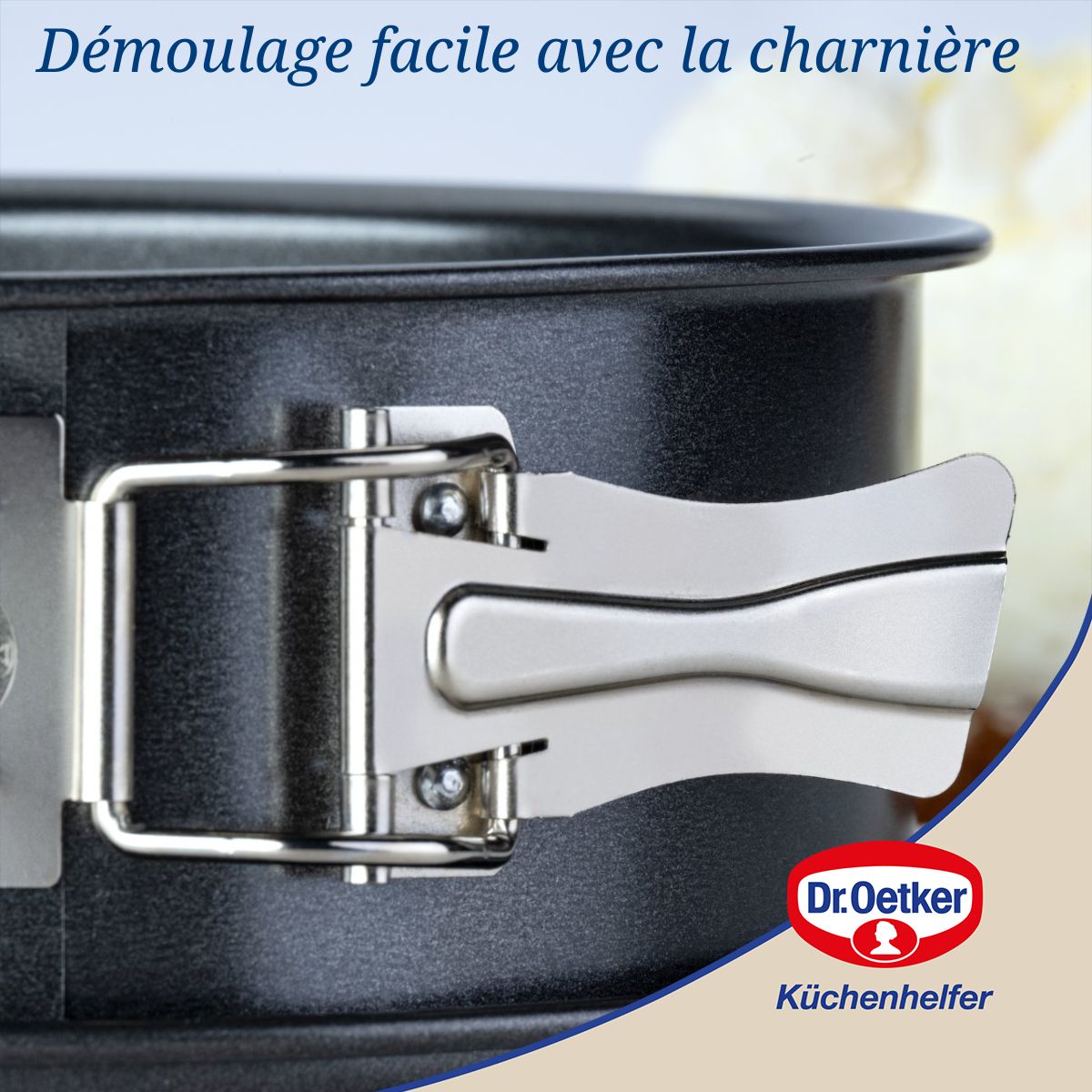Dr Oetker - Lot De 2 Moules À Gâteaux 18/18 Cm En Acier Dr Oetker Tradition - Noir