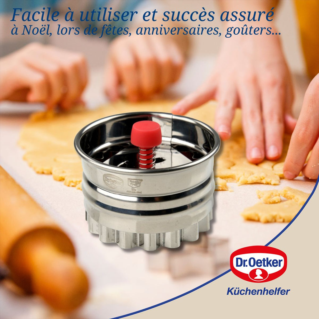 Dr Oetker - Set De 2 Emporte-Pièces Biscuit Linzer Dr Oetker Noël - Inox