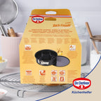 Dr Oetker - Lot De 2 Moules À Gâteaux 20/20 Cm En Acier Dr Oetker Back Freude - Noir