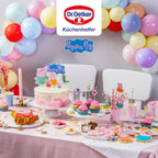 Dr Oetker - Ensemble De 24 Décorations De Gâteau D’Anniversaire Dr. Oetker Peppa Pig - Coloré