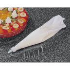 Zenker - Set De 2 Poches À Douille Avec Embouts Zenker Smart Pastry - Blanc|Inox