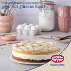 Dr Oetker - Ensemble De 2 Moules À Manqué À Charnière 26 Cm Dr. Oetker Back-Trend - Blanc