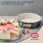 Dr Oetker - Lot De 2 Moules À Gâteaux 28/28 Cm En Acier Dr Oetker Back-Trend - Blanc