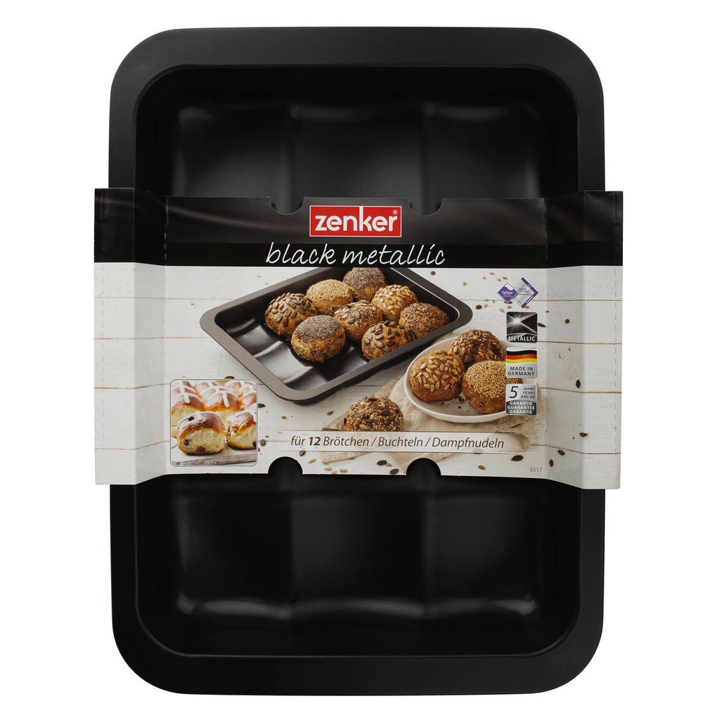 Zenker - Lot De 2 Moules À Gâteaux 36/27/5 Cm En Acier Black Metallic Black Mettallic Zenker Black Mettallic - Noir