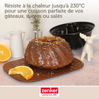 Zenker - Lot De 2 Moules À Gâteaux 25/25/11,5 Cm En Acier Black Mettallic Black Mettallic Zenker Black Mettallic - Noir