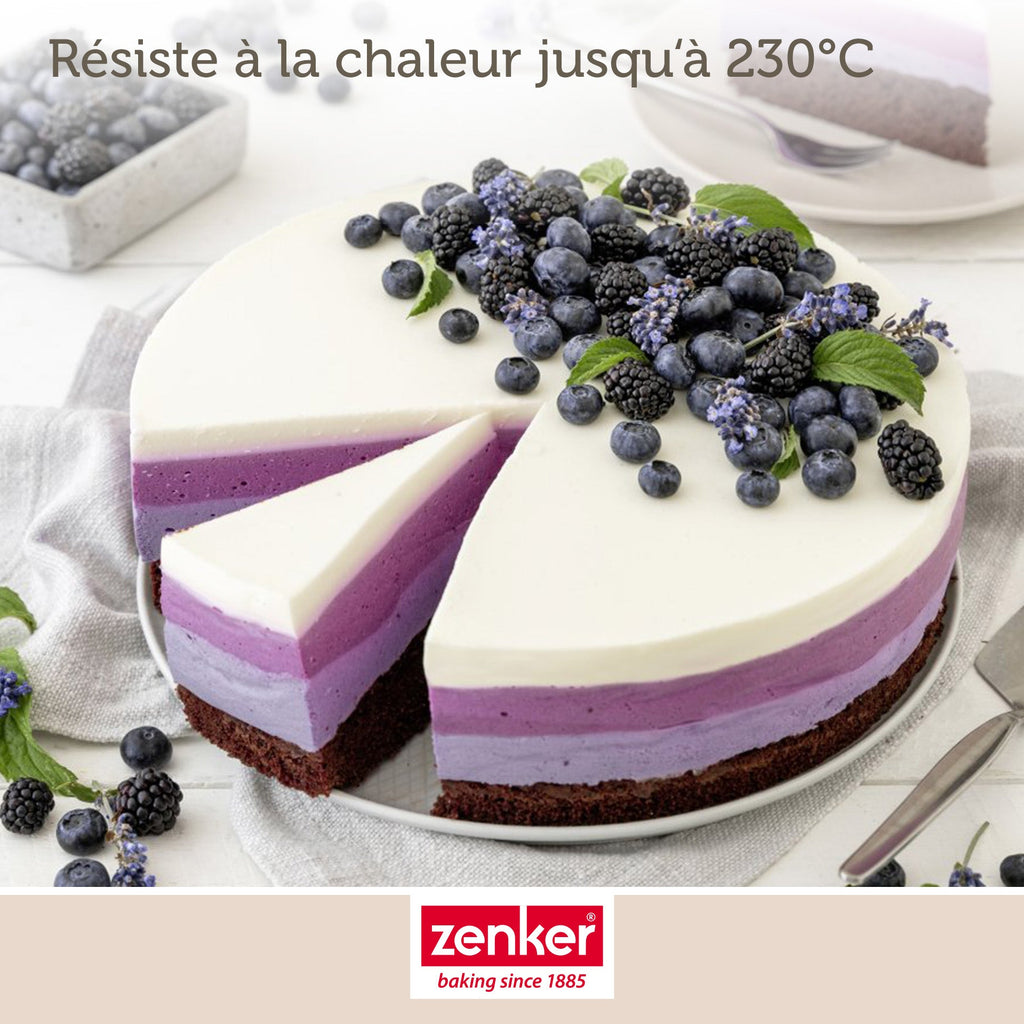 Zenker - Lot De 2 Moules À Gâteaux 28/28 Cm En Acier Zenker Energy - Gris