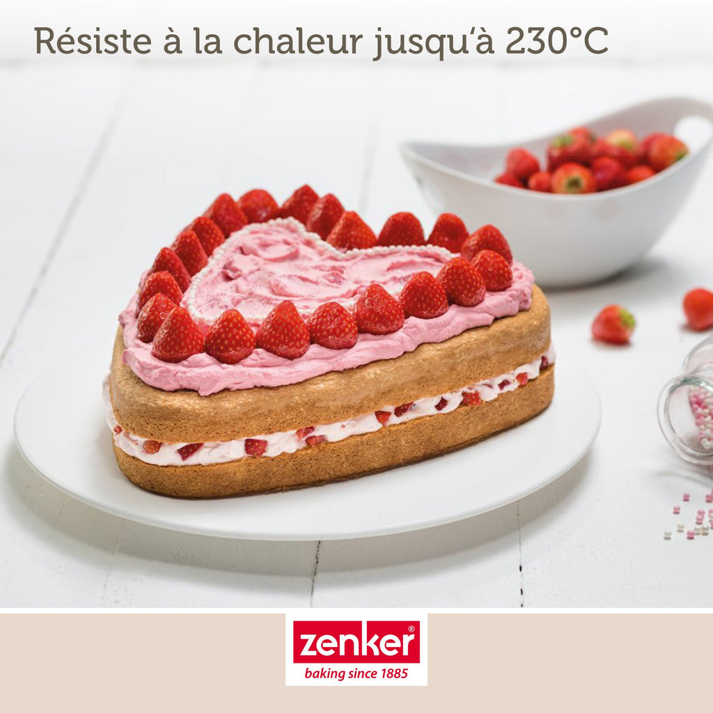 Zenker - Lot De 2 Moules À Gâteaux 27/25 Cm En Acier Spécial Créative Spécial Créative Zenker Spécial Créative - Noir