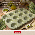 Zenker - Lot De 2 Moules À Gâteaux 38,5/26,5 Cm En Acier Zenker Green Vision - Vert