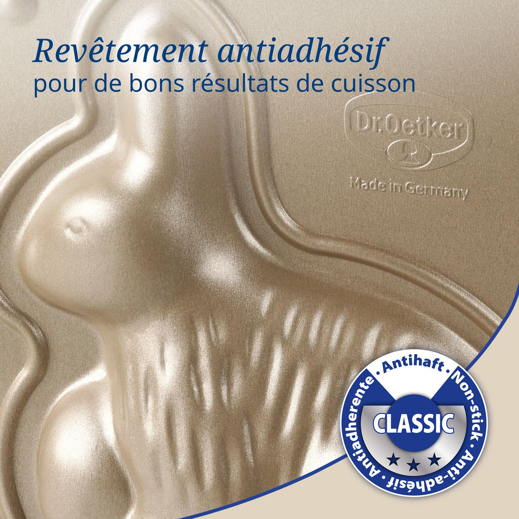 Dr Oetker - Moule À Gâteaux 3D En Forme De Lapin De Pâques 600 Ml Dr.Oetker - Or