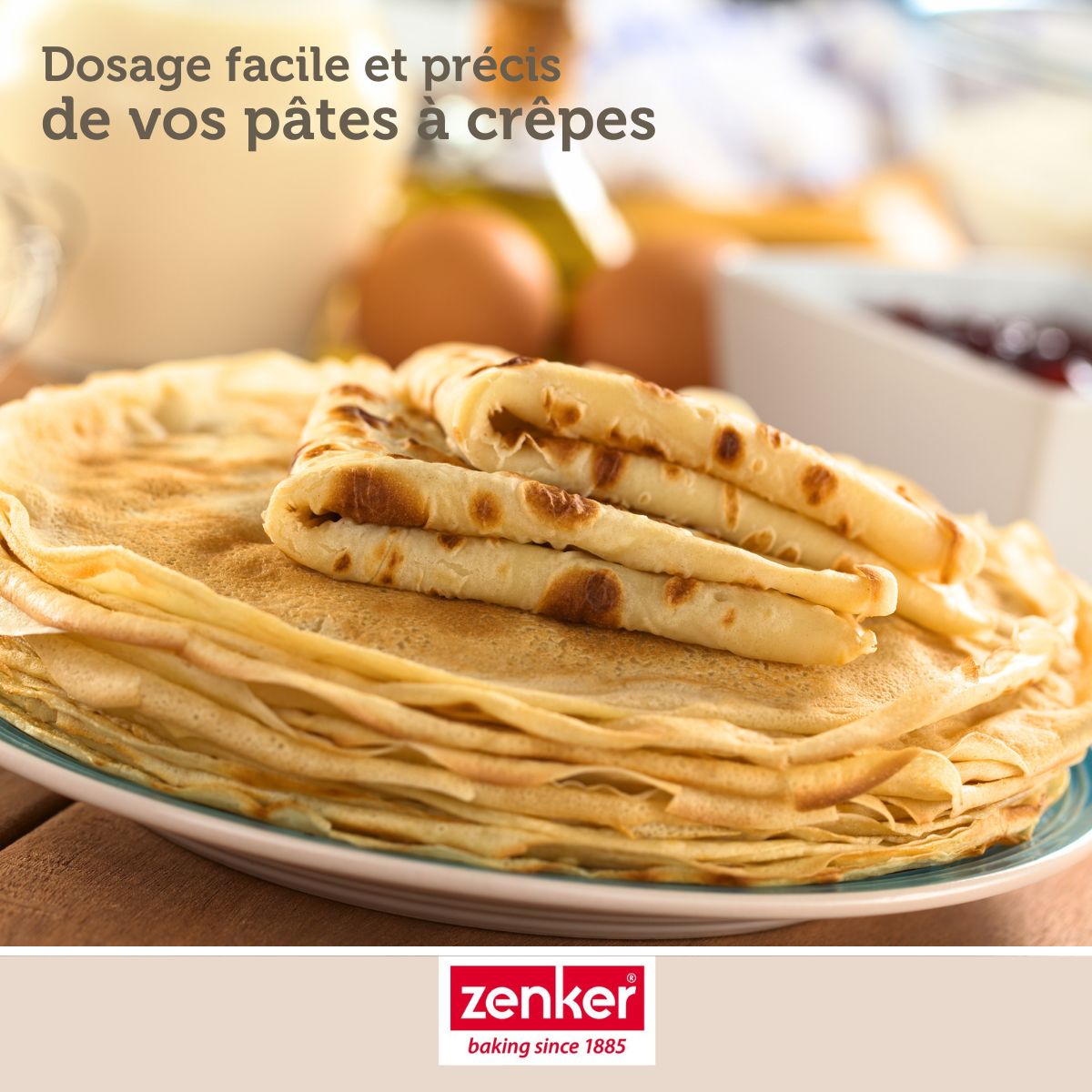 Zenker - Verseur De Pâte À Gâteau En Inox Zenker - Gris
