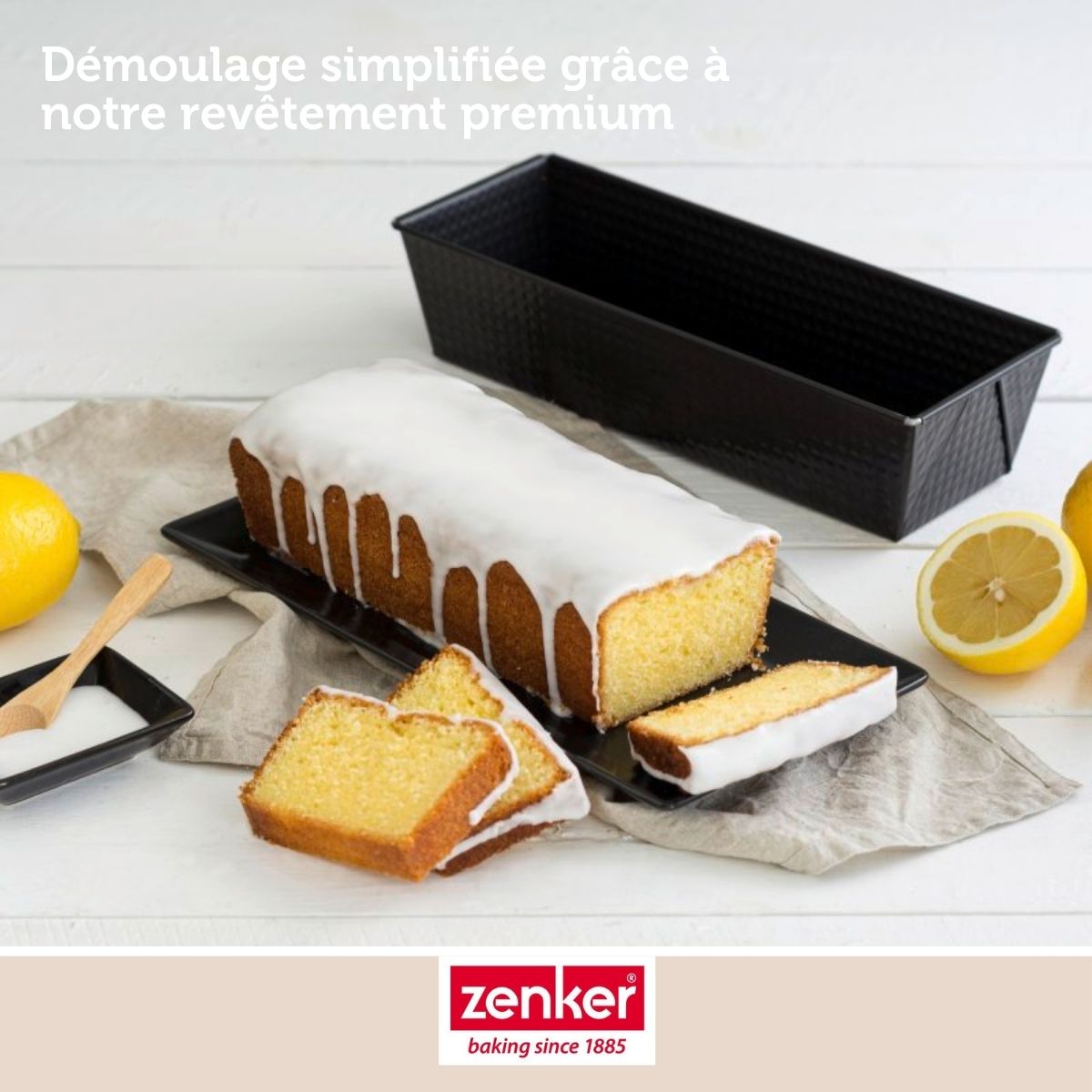 Zenker - Moule À Cake 30,5 Cm Zenker Black Metallic - Noir