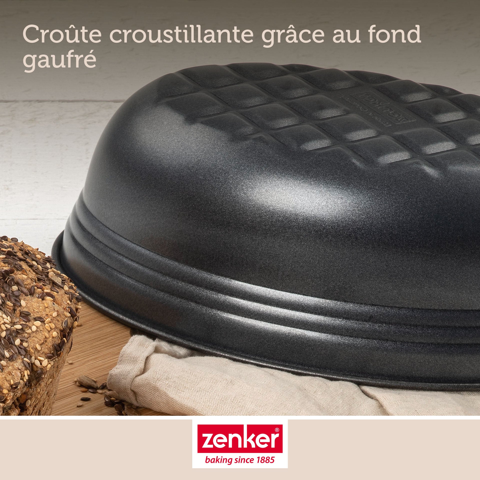 Zenker - Moule À Pain Ovale 26 X 16 Cm Zenker Black Metallic - Noir