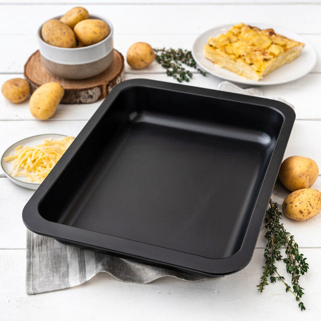 Zenker - Plat À Four Rectangulaire 37 X 27 Cm Zenker Spécial Cooking - Noir