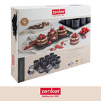 Zenker - Plaque Pâtisserie 12 Mini Moules Ronds Amovibles 38 X 30 Cm Zenker Black Metallic - Noir