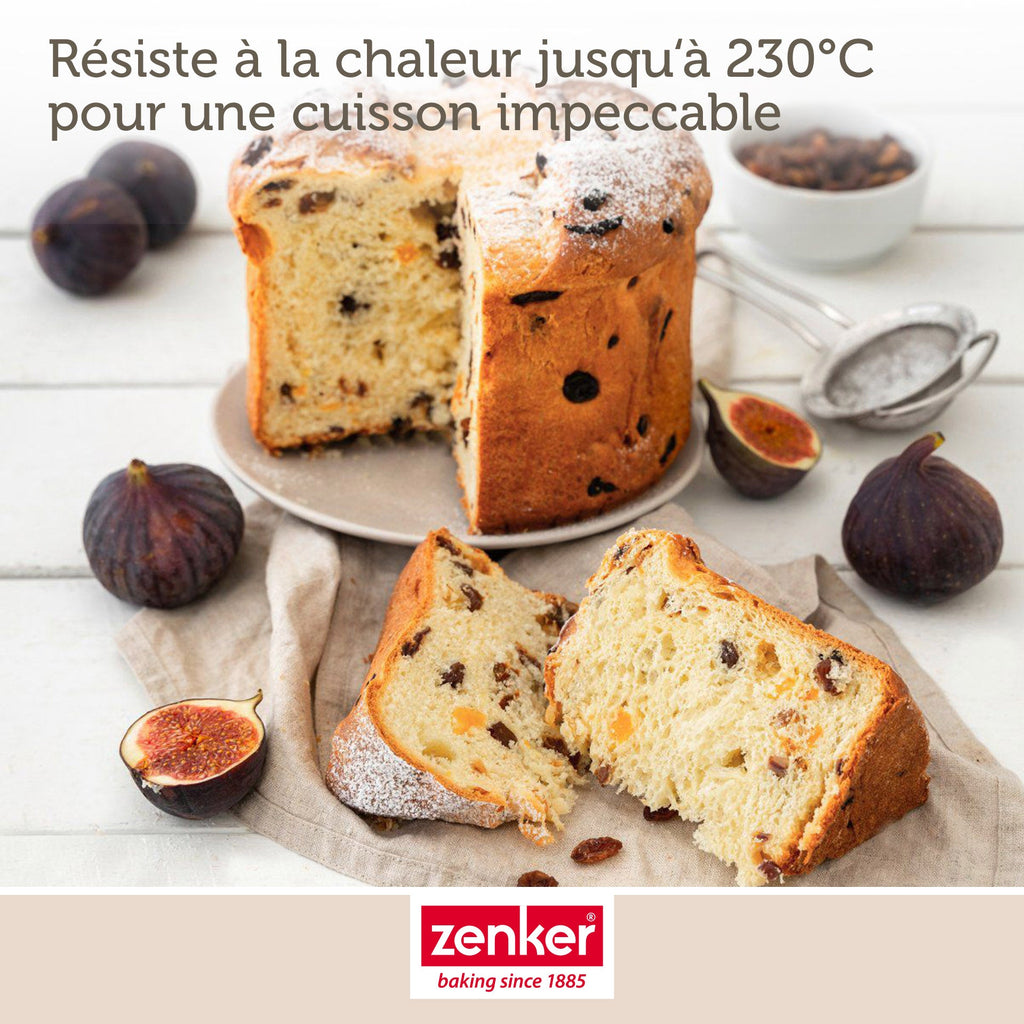 Zenker - Moule À Panettone À Charnière 18 Cm Zenker Spécial Countries - Noir
