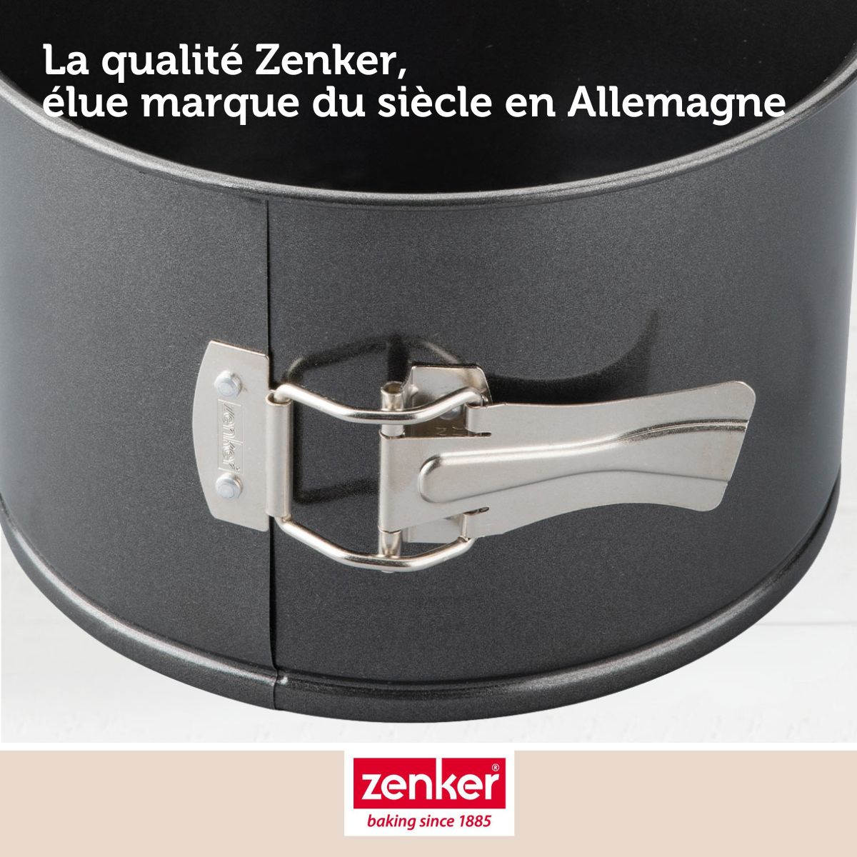 Zenker - Moule À Panettone À Charnière 18 Cm Zenker Black Metallic - Noir