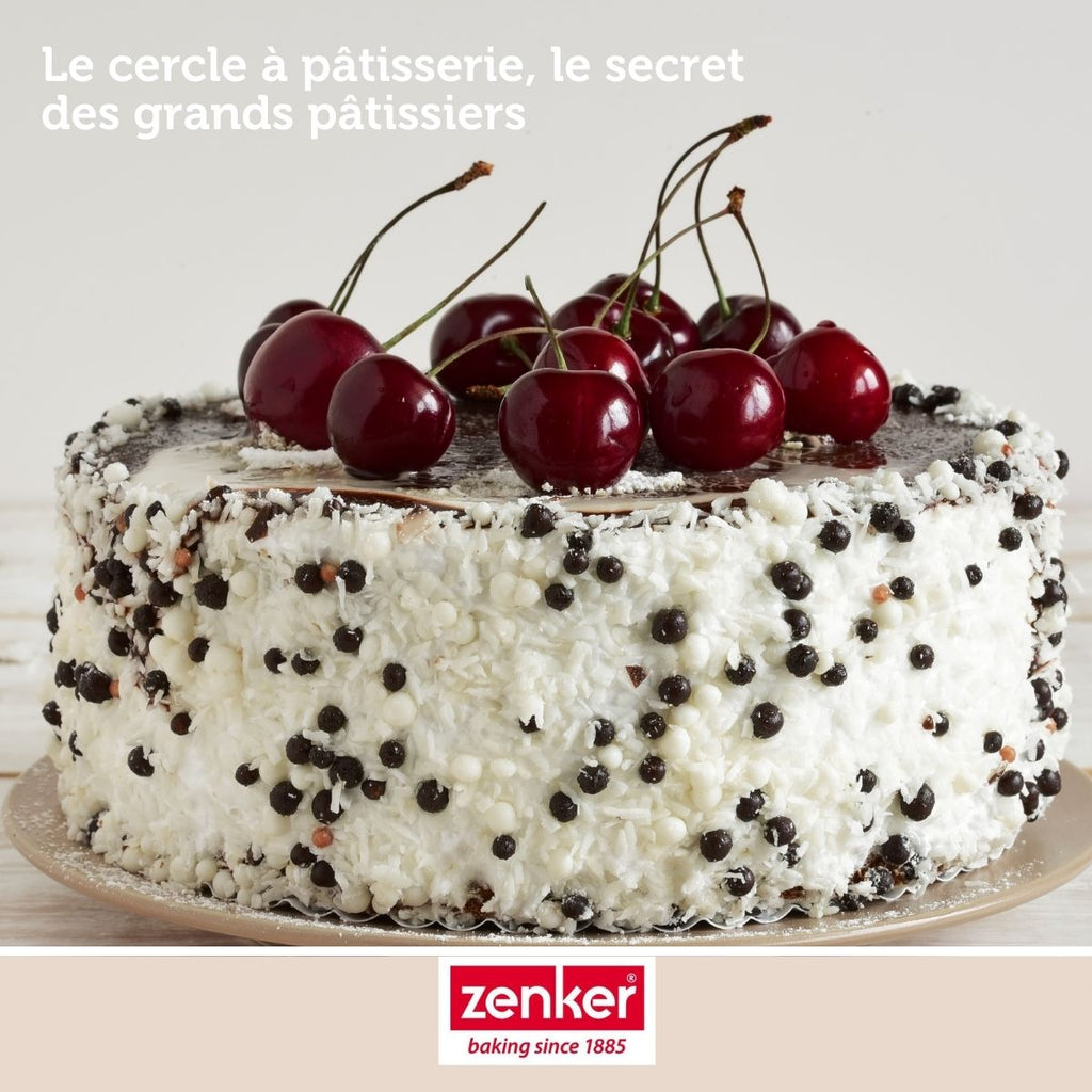Zenker - Cercle À Pâtisserie Réglable Zenker Smart Pastry - Inox