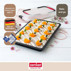 Zenker - Plaque De Cuisson 42 X 29 Cm Avec Couvercle Zenker Special To Go - Noir