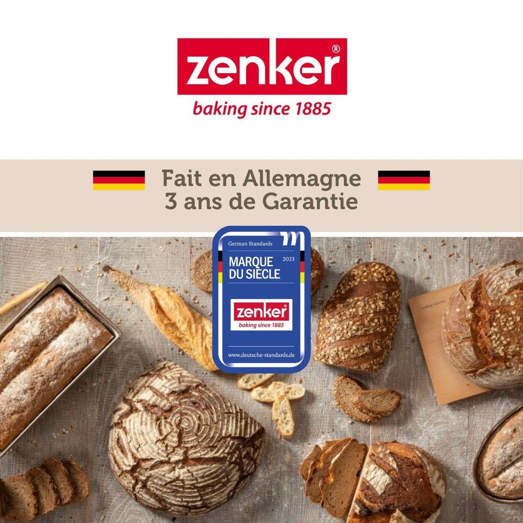 Zenker - Lot De 2 Moules À Cake 25 Cm Zenker Pure - Noir