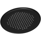 Zenker - Lot De 2 Plaques À Pizza À Fond Perforé 32 Cm Zenker Spécial Countries - Noir