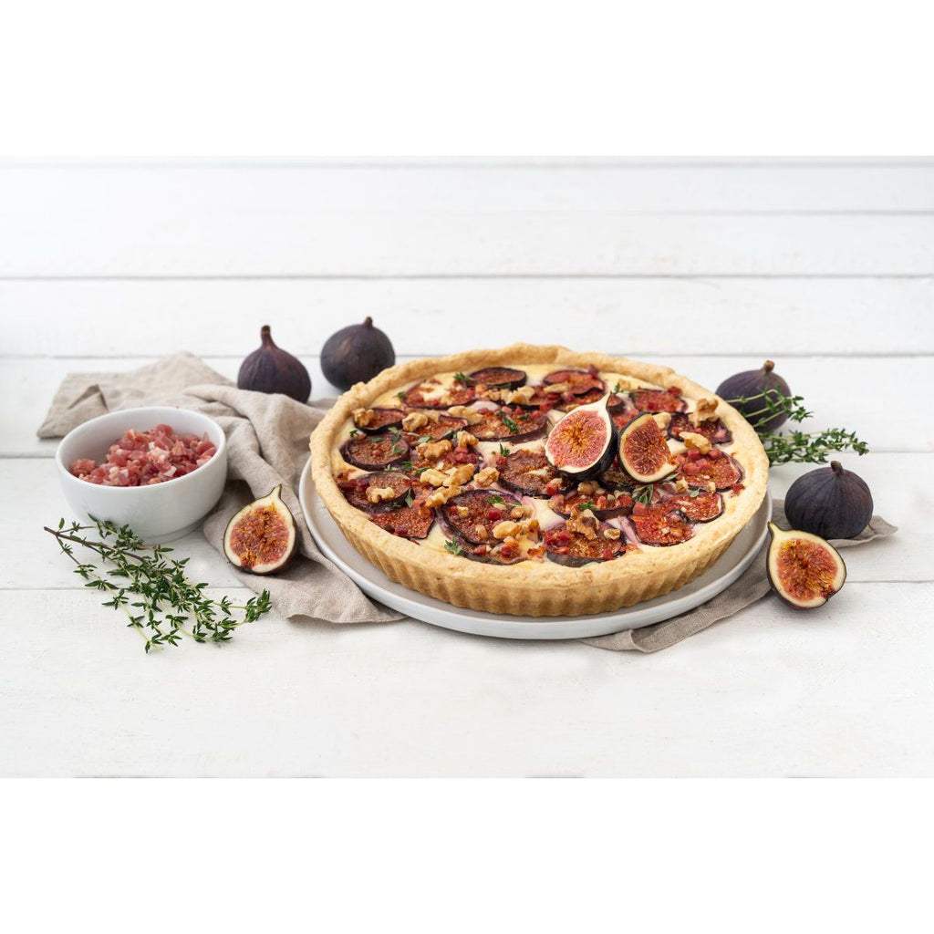 Zenker - Set De 2 Moules À Tartes Ou Quiches De 28 Cm Et 30 Cm Zenker Spécial Countries - Noir