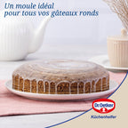 Dr Oetker - Ensemble De 2 Moules À Manqué À Charnière 24 Cm Dr.Oetker Tradition - Noir