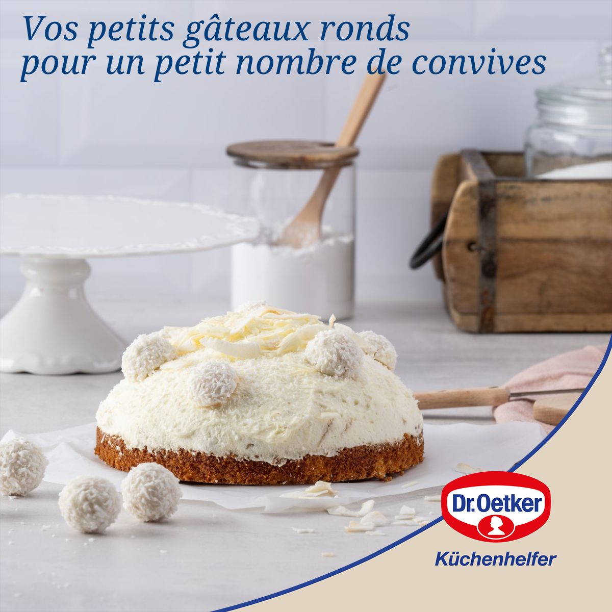 Dr Oetker - Lot De 2 Moules À Gâteaux 18/18 Cm En Acier Dr Oetker Tradition - Noir