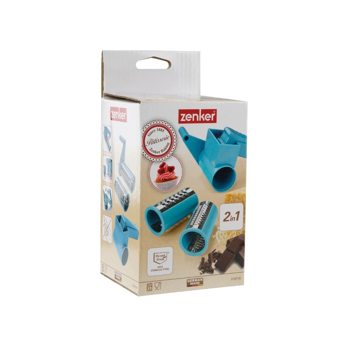 Zenker - Set De 2 Râpes En Plastique Zenker Sweet Sensation - Bleu