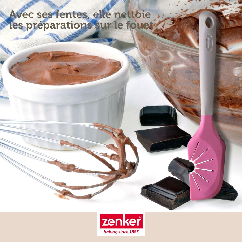 Zenker - Set De 2 Spatules Pâtisserie En Silicone Zenker Smart Pastry - Rose|Gris