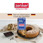 Zenker - Lot De 2 Moules À Manqué 18/18 Cm En Acier Black Mettallic Black Mettallic Zenker Black Mettallic - Noir