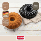 Zenker - Lot De 2 Moules À Gâteaux 32/32 Cm En Acier Black Mettallic Black Mettallic Zenker Black Mettallic - Noir