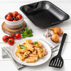 Zenker - Set De 2 Plats Four 28/23 Cm En Acier Avec 2 Ustensiles Zenker Special Cooking - Noir