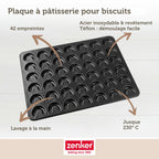 Zenker - Lot De 2 Plaques Pâtisserie 42/32 Cm En Acier Spécial Créative Spécial Créative Zenker Spécial Créative - Noir